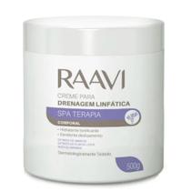 Creme Para Drenagem Linfática Raavi Spa Terapia 500G