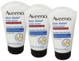 Creme para Mãos Aveeno Active Naturals Intense Relief - Kit com 3 Unidades (100mL cada)
