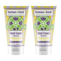 Creme para mãos, cotovelo e pés Human+Kind Tropical Fresh 50 ml x 2