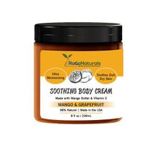 Creme para mãos e corpo RagaNaturals Mango Butter 240 ml para pele seca
