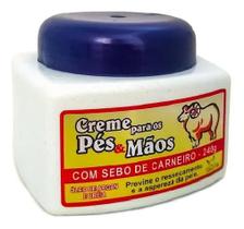 Creme para Mãos e Pés Com Sebo De Carneiro San Jully 240g Creme para Mãos e Pés Com Sebo De Carneiro San Jully 240g