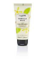 Creme para mãos e unhas I LOVE Vanilla Milk Perfumado 100mL