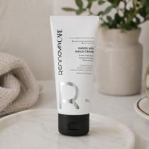 Creme para mãos e unhas rennova care com biotina, pantenol, vitamina e, peptídeos hidratação profunda e rápida absorção 50g
