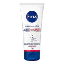 Creme para Mãos Nivea 3 em 1 Reparação 75mL