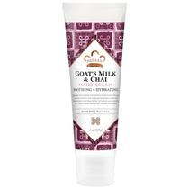 Creme para mãos Nubian Heritage Goat's Milk & Chai 120mL com Aloe Vera Creme para mãos Nubian Heritage Goat's Milk & Chai 120mL com Aloe Vera