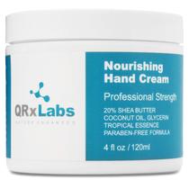 Creme para mãos QRxLabs Shea Coconut 120 ml com manteiga de karité, vitamina E