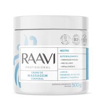 Creme Para Massagem Corporal Raavi Neutro 500g Creme Para Massagem Corporal Raavi Neutro 500g
