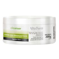 Creme para Massagem Facial Vita Derm Cleanser Profissional