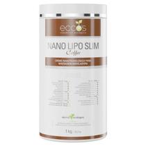 Creme para Massagem Modeladora Nano Lipo Slim Coffee 1kg Eccos