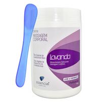 Creme Para Massagem Relaxante 1 Kg Lavanda Essencial Drenagem Linfática, Com Óleo Vegetal Semente de Uva