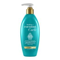 Creme para Ondas OGX Locking + Coconut Curls - 180ml - Finalização com Secagem Natural