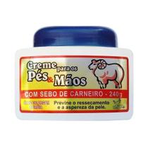 Creme para os pés e mãos com sebo de carneiro 240g San Jully - San Jully cosméticos Creme para os pés e mãos com sebo de carneiro 240g San Jully - San Jully cosméticos