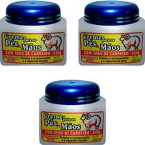 Creme para os Pés e Mãos San Jully Com Sebo de Carneiro Pote 240g Kit 3 Unidades Creme para os Pés e Mãos San Jully Com Sebo de Carneiro Pote 240g Kit 3 Unidades