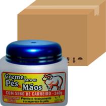 Creme para os Pés e Mãos San Jully Com Sebo de Carneiro Pote 240g Kit 60 Unidades Creme para os Pés e Mãos San Jully Com Sebo de Carneiro Pote 240g Kit 60 Unidades