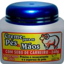 Creme para os Pés e Mãos San Jully Com Sebo de Carneiro Pote 240g