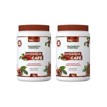 Creme Para Pentear Beleza Natural 1Kg Explosao De Cafe - 2Un