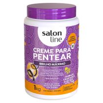 Creme Para Pentear Brilho Máximo Salon Line 1kg