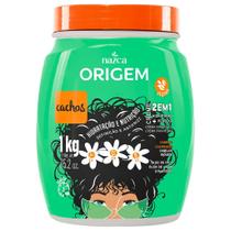 Creme Para Pentear Cacheados Nazca Cosméticos Origem 2 Em 1 Creme De Hidratação 1Kg