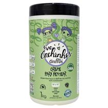 Creme para Pentear Desembaraça e Define os Cachos 2A a 4C Vegano Amo Cachinhos Griffus 1kg