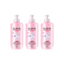 Creme Para Pentear Elseve 200Ml Glycolic Gloss - Kit C/3Un