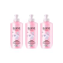 Creme Para Pentear Elseve 200ml Glycolic Gloss - Kit C/3un