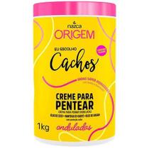 Creme Para Pentear Eu Escolho Cachos Onduladas Nazca Origem 1kg