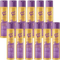 Creme Para Pentear Fashion Leite Siliconizado Com Óleos de Argan + Ojon Vidro 400ml Kit Promocional 12 Unidades