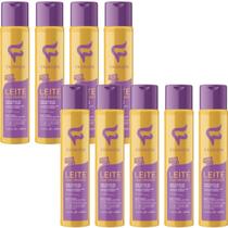 Creme Para Pentear Fashion Leite Siliconizado Com Óleos de Argan + Ojon Vidro 400ml Kit Promocional 9 Unidades