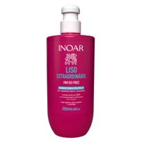 Creme Para Pentear Inoar Liso Extraordinario Fim Do Frizz 250ml Creme Para Pentear Inoar Liso Extraordinario Fim Do Frizz 250ml