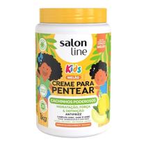 Creme Para Pentear Kids Cachinhos Poderosos Melão 1kg - Salon Line Creme Para Pentear Kids Cachinhos Poderosos Melão 1kg - Salon Line