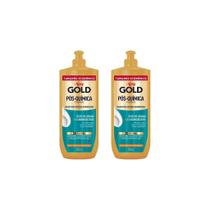 Creme Para Pentear Niely Gold 500Ml Pos-Quimica-Kit C/2Un