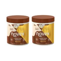 Creme Para Pentear Novex 1kg Oleo de Coco - Kit C/ 2un