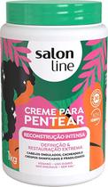 Creme Para Pentear Reconstrução Intensa Salon Line 1kg Creme Para Pentear Reconstrução Intensa Salon Line 1kg