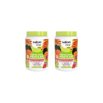 Creme Para Pentear Salon Line 1Kg Kids - Kit C/2Un