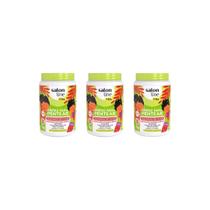 Creme Para Pentear Salon Line 1Kg Kids - Kit C/3Un