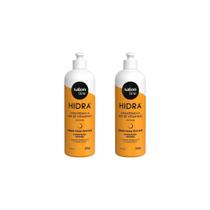 Creme Para Pentear Salon Line 500Ml Hidra - Kit Com 2Un