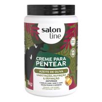 Creme Para Pentear Salon Line Azeite De Oliva 1kg Creme Para Pentear Salon Line Azeite De Oliva 1kg