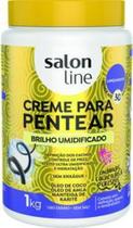 Creme Para Pentear Salon Line Brilho Umidificado 1kg