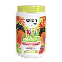 Creme Para Pentear Salon Line Cachinhos Definidos Kids Melancia 1kg