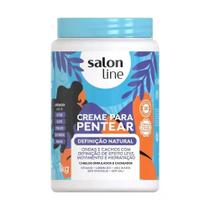CREME PARA PENTEAR SALON LINE DEFINIÇÃO NATURAL 1KG - Hidratação e Brilho