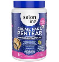 Creme Para Pentear Salon Line Nutrição Reparadora 1Kg