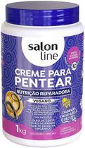 Creme Para Pentear Salon Line Nutrição Reparadora Cachos 1kg Creme Para Pentear Salon Line Nutrição Reparadora Cachos 1kg