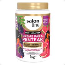 Creme Para Pentear Salon Line Óleo de Tratamento Extraordinário Uva + Melancia 1kg