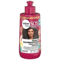 Creme para Pentear Salon Line SOS + Poderosos Cacheados e Crespos 300ml