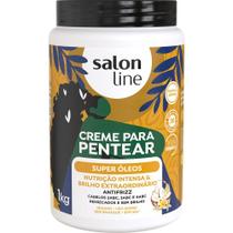 Creme Para Pentear Salon Line Super Óleos 1kg