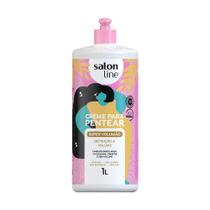 Creme Para Pentear Salon Line Super Volumão 1L Creme Para Pentear Salon Line Super Volumão 1L