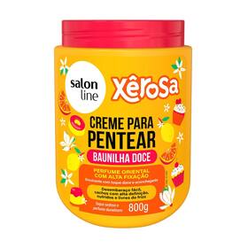 Creme Para Pentear Salon Line Xêrosa Baunilha Doce 800g Creme Para Pentear Salon Line Xêrosa Baunilha Doce 800g