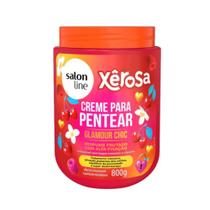 Creme para Pentear Salon Line Xêrosa Glamour Chic Frutado Alta Fixação 800g