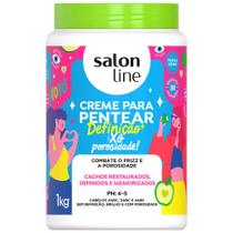 Creme para Pentear Salon Line Xô Porosidade! Definição E Selagem Máxima 1kg