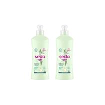 Creme Para Pentear Seda 300Ml Babosa Oleos-Kit C/2Un